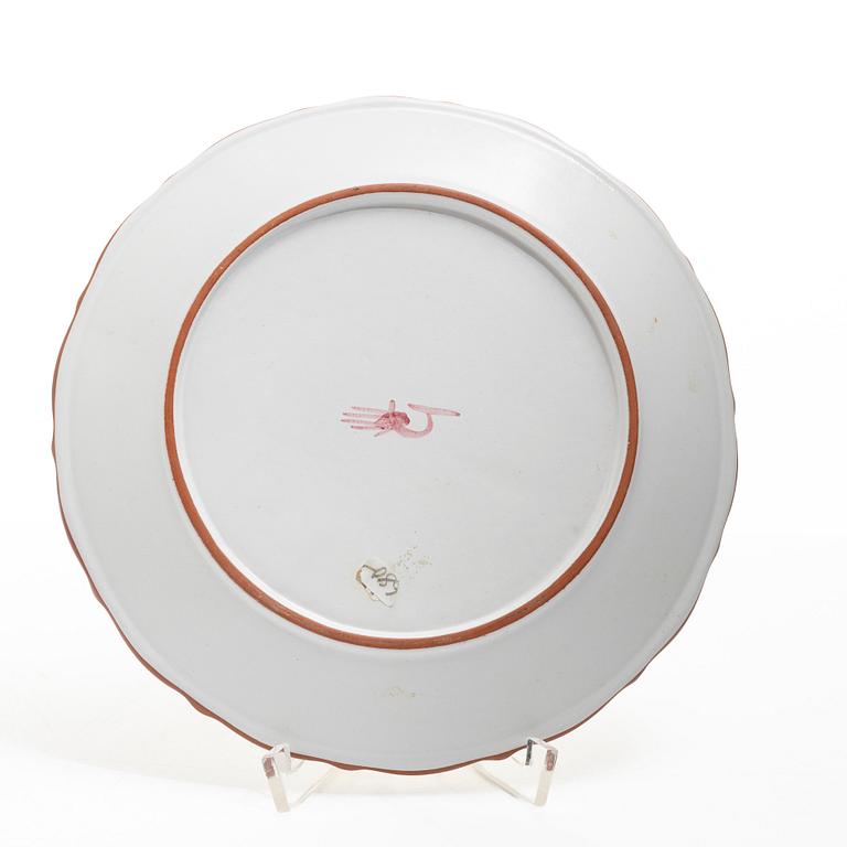Stig Lindberg, Four faience service pieces, Gustavsberg Studio.