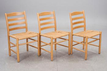 STOLAR, 6 st, "kyrkstolen", Kaare Klint, Danmark.