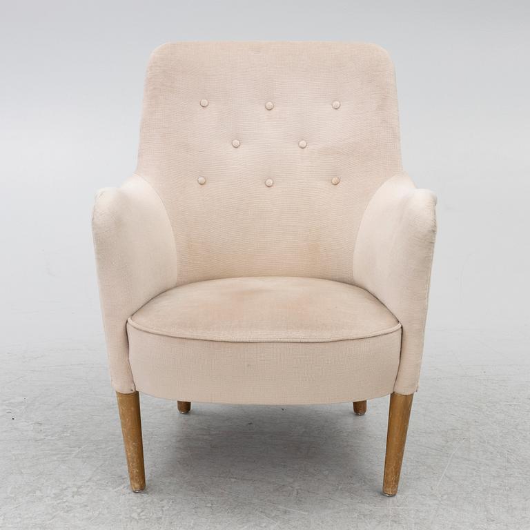 Carl Malmsten, a 'Konsert' armchair, Carl Malmsten AB, Sweden, 1962.