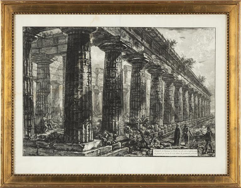 Francesco Piranesi, engraving.