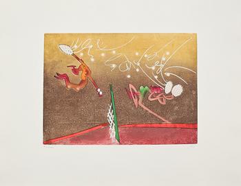 ROBERTO MATTA, 6 st, färgetsningar, signerade och numrerade 96/100.