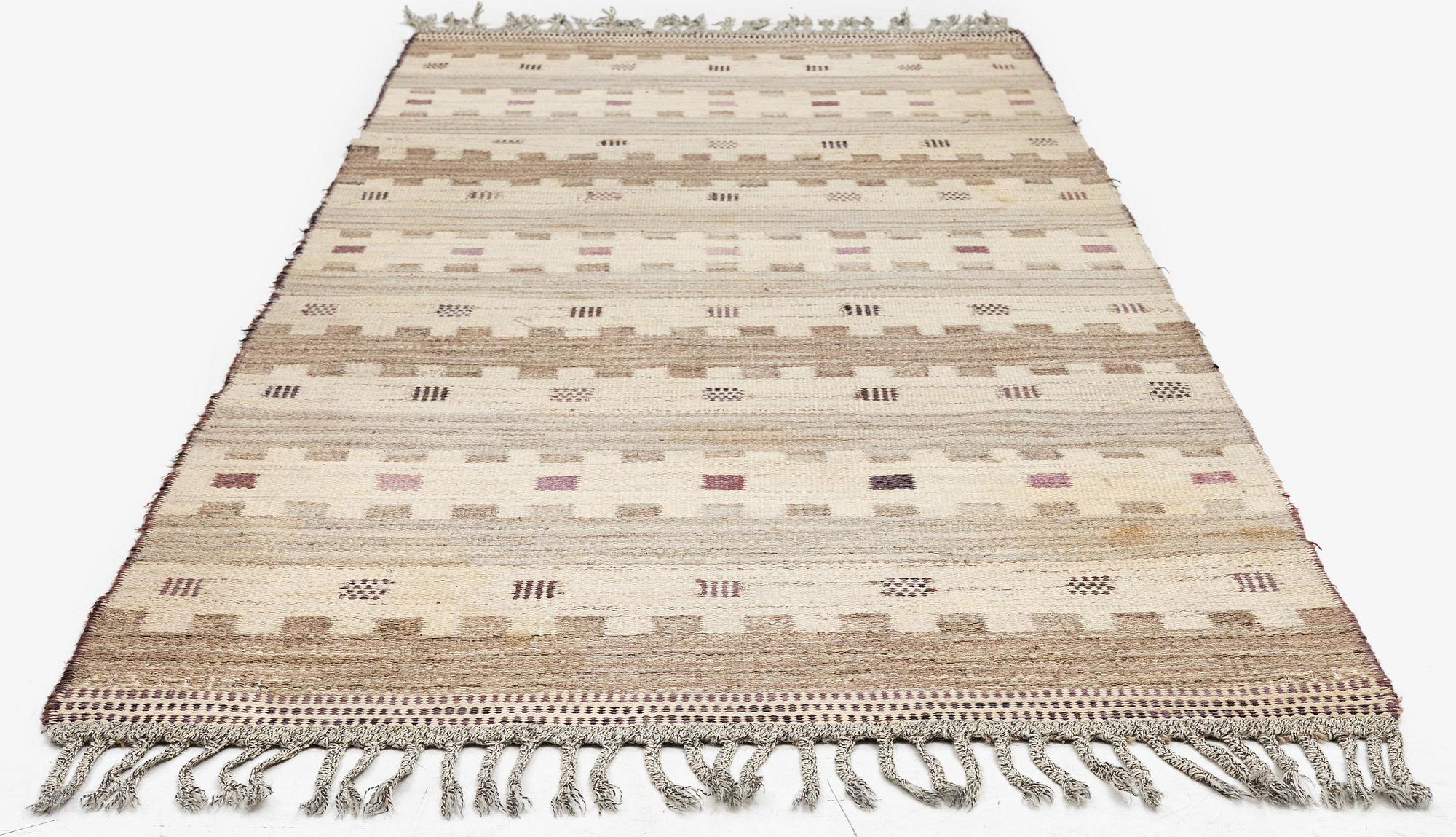 Marianne Richter, a runner, 'Gråtaggen', flat weave c. 276 x 101 cm, signed AB MMF MR.