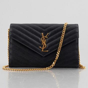 Yves Saint Laurent, a handbag/clutch.