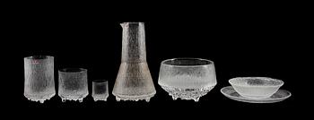 Tapio Wirkkala · GLASSERVIS, 91 delar, "Ultima Thule", Tapio Wirkkala, Iittala, Finland, formgiven 1968.