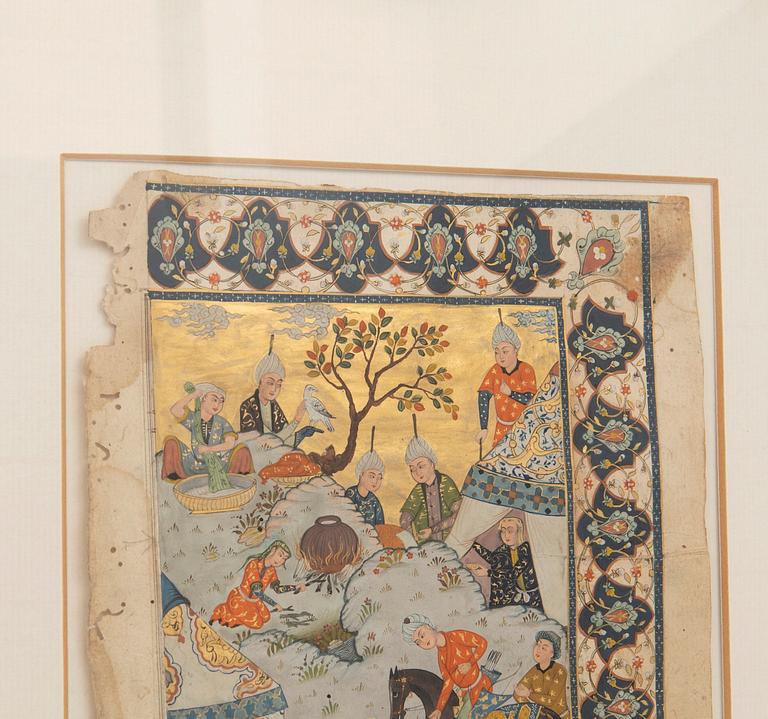 Book illustration India/Persia 19th/20th century.