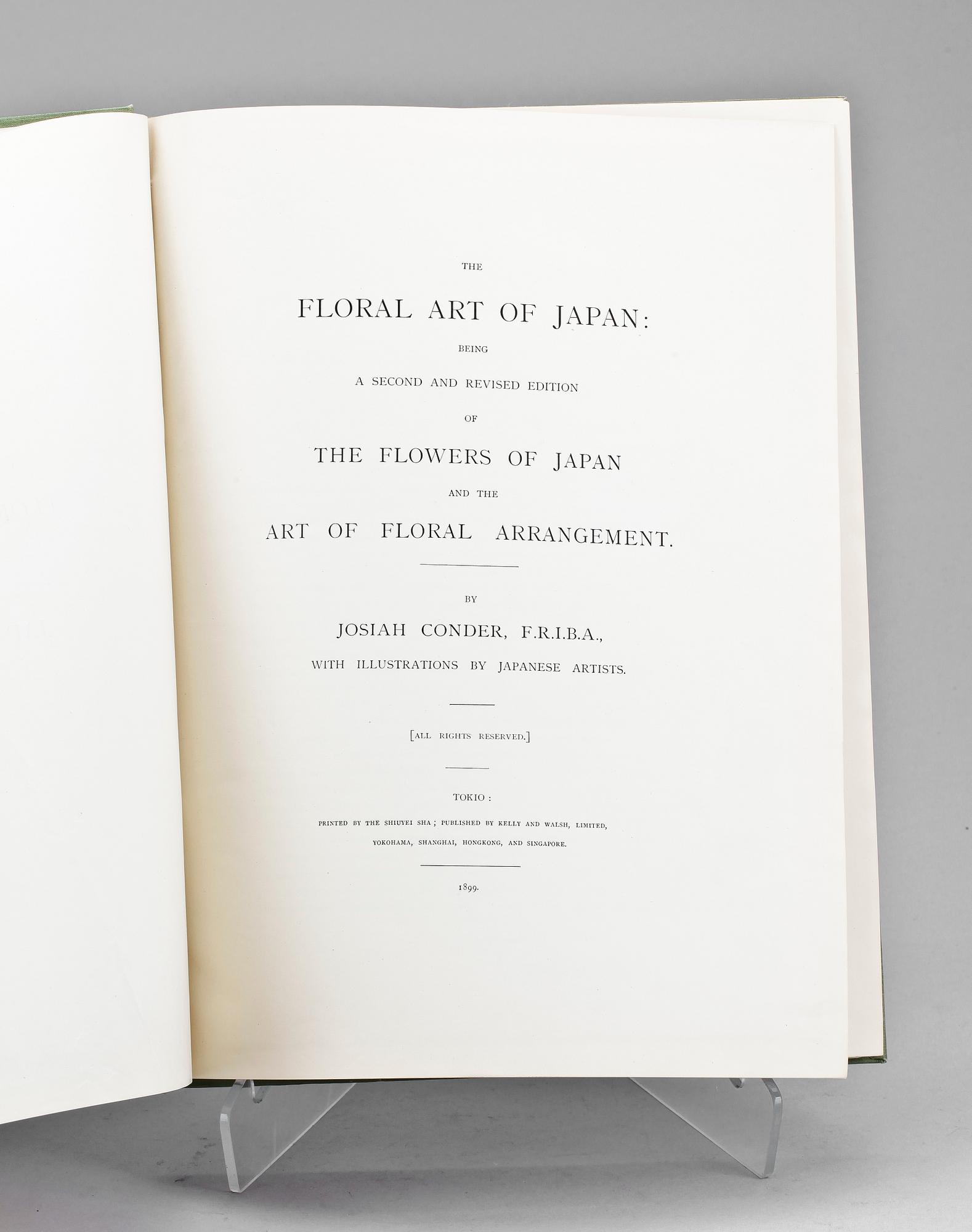 BOK, "The Floral art of Japan", Tokyo 1899.