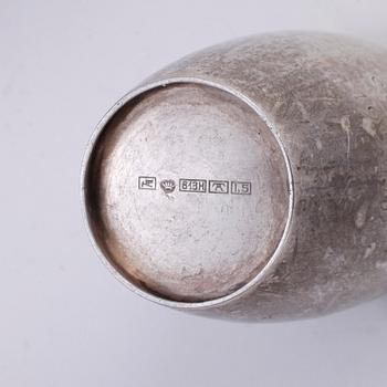 PARTI SILVER, 15 delar, bla CG Hallberg, Stockholm 1912. Total vikt 1014 gram.