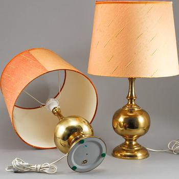 BORDSLAMPOR, ett par, Uno Dahlén, Aneta, Växjö, 1900-talets andra hälft.