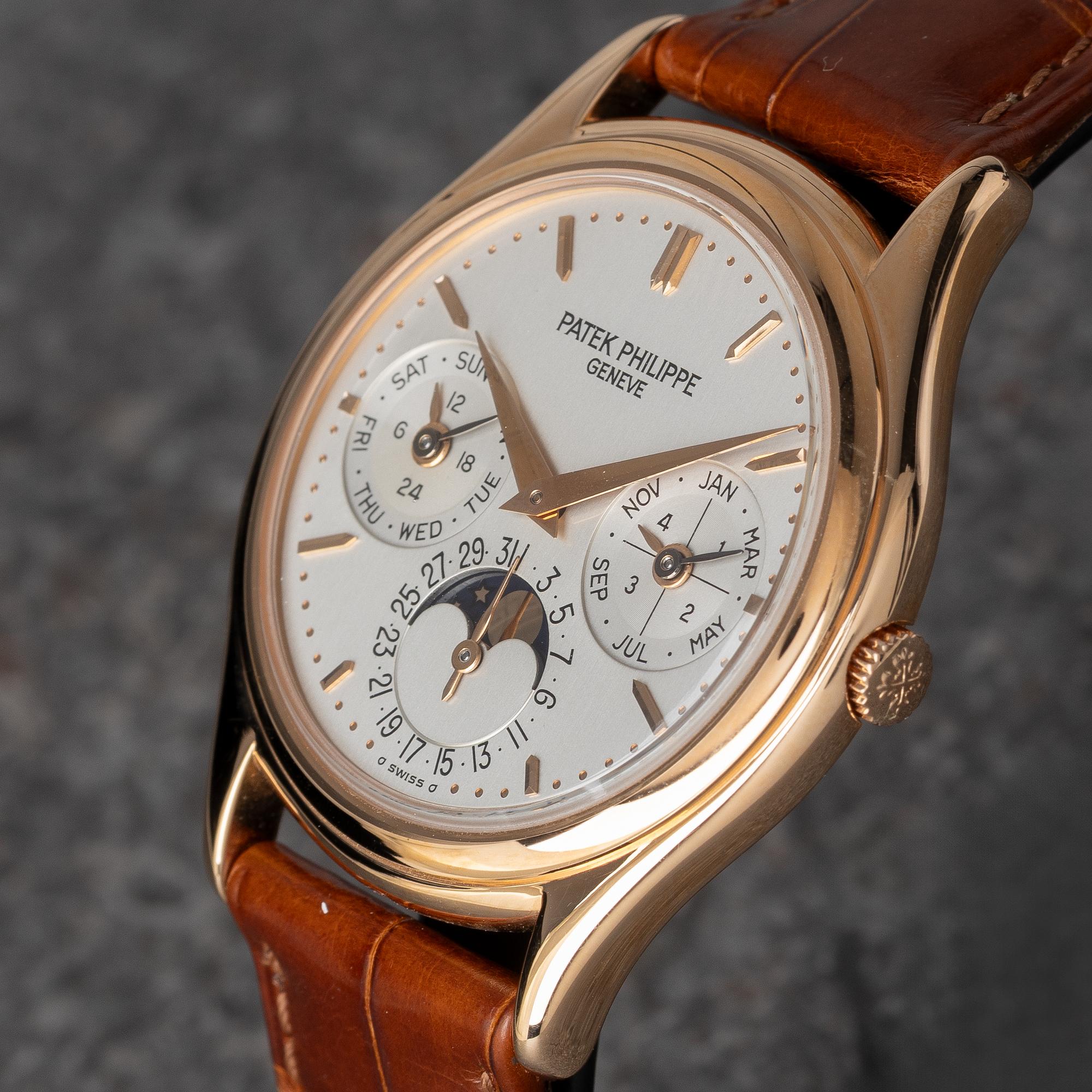 Patek Philippe, Perpetual Calendar, "Rose Gold", ca 2001.
