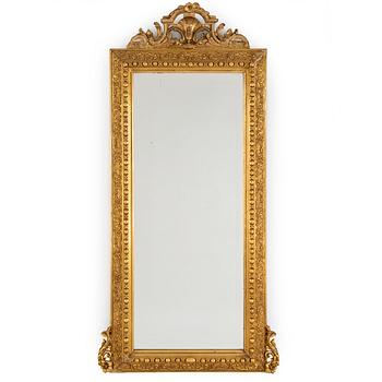 A late 19th century mirror.