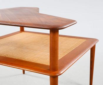 A sofa 417 and a table 519, Peter Hvidt & Orla Mörgaard Nielsen, Minerva series, France & Daverkosen, Denmark, 1950s.