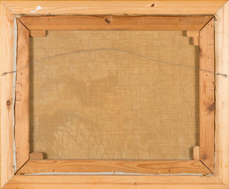 Mosse Stoopendaal, oil on canvas, signed and dated-21.