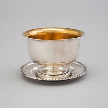 SÅSSKÅL, silver, JF Björnstedt Stockholm 1824.