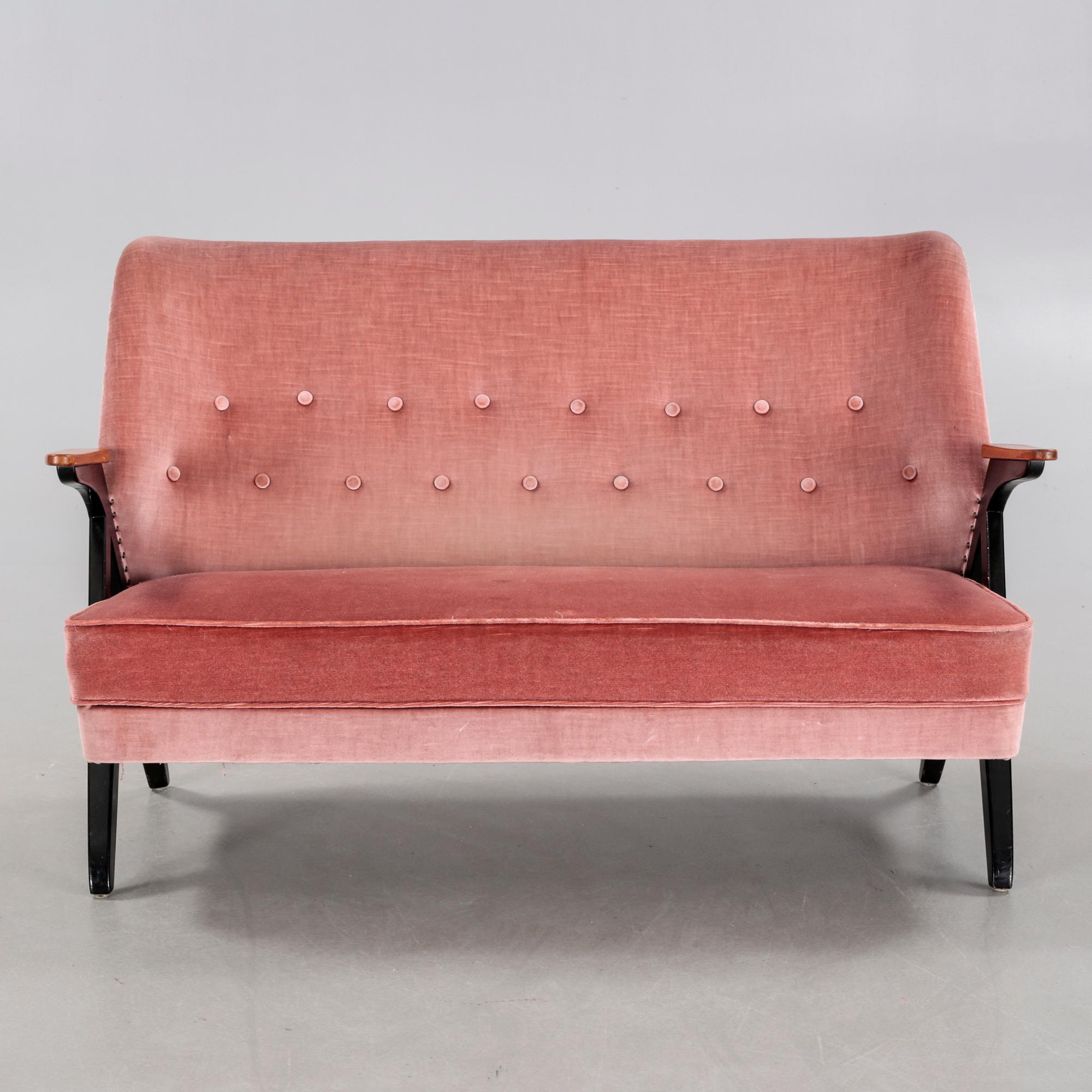 A circa mid 20th century sofa by Stjernmöbler, Herrljunga.