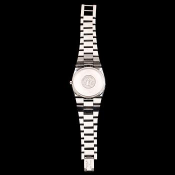 ARMBANDSUR, stål, Omega Quartz, Seamaster, 1900-talets andra hälft.