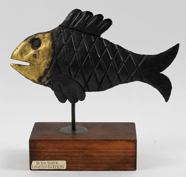BERTIL VALLIEN, skulptur, Boda Smide. Brännmärkt.