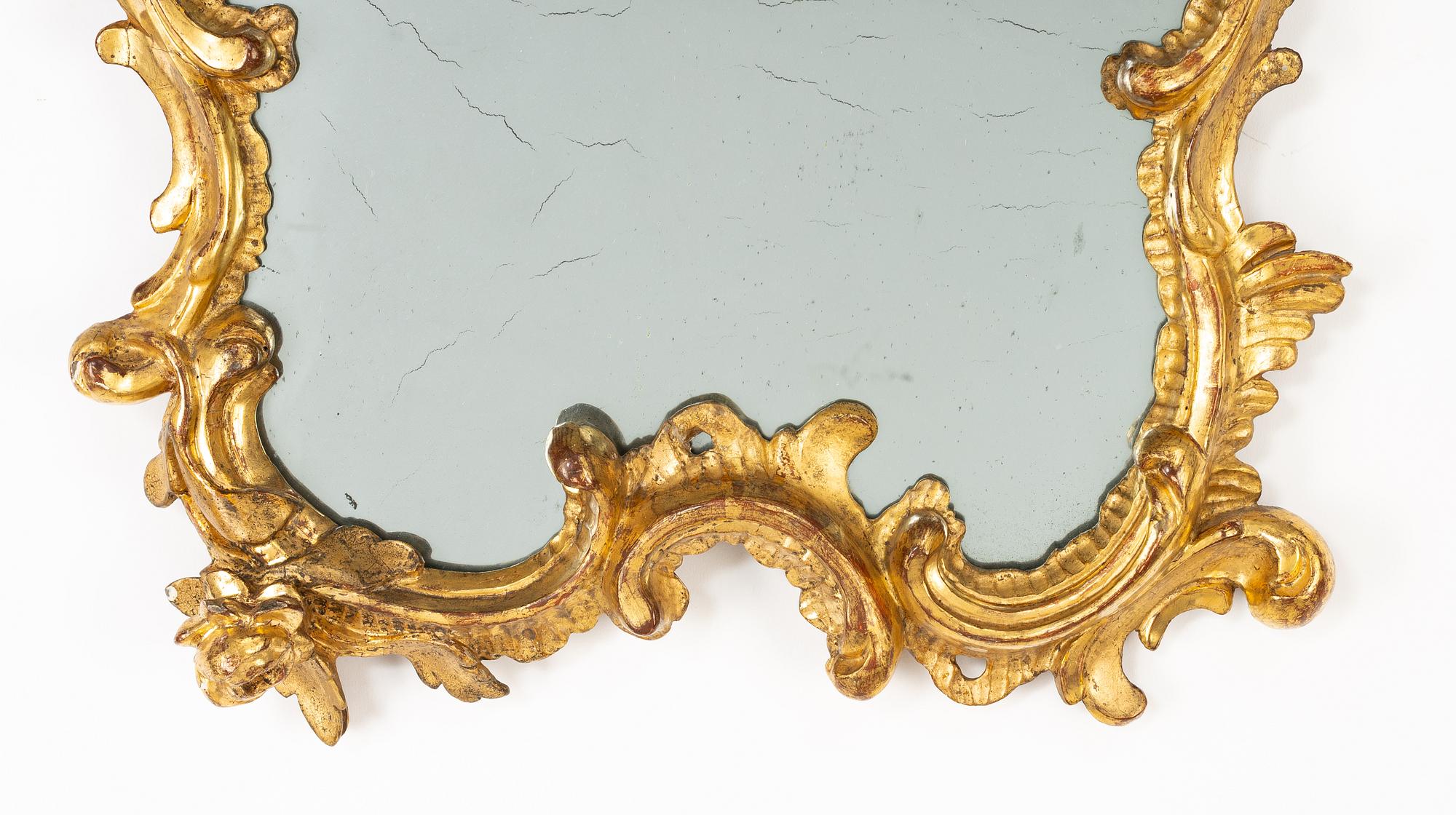 Spegel, rokoko, Italien, 1700-tal.