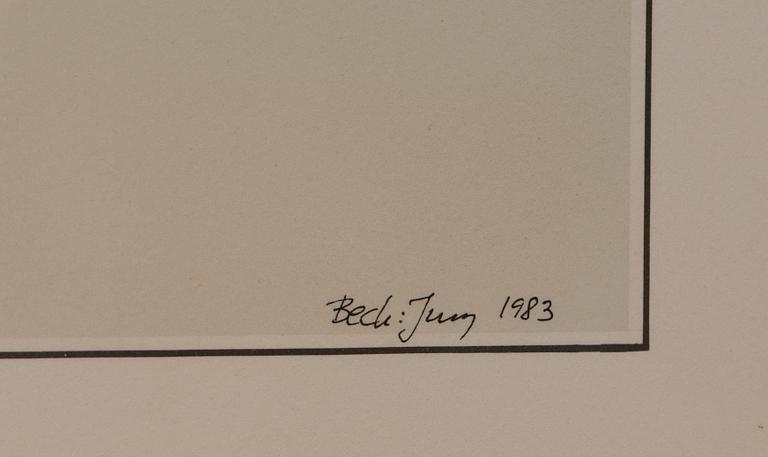 BECK & JUNG (HOLGER BÄCKSTRÖM & BO LJUNGBERG), computer ink, signerad och numrerad 94/96.