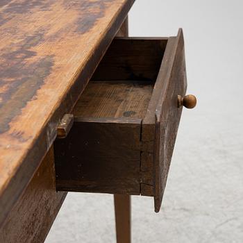 Table, folk art, 19th century.