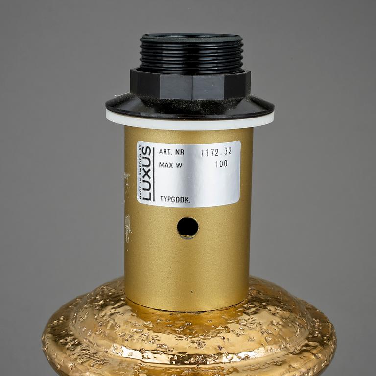 BORDSLAMPA, keramik, Italien, 1960/70-tal.