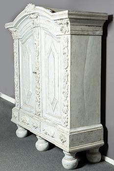 A Baroque cabinet, 18th century.