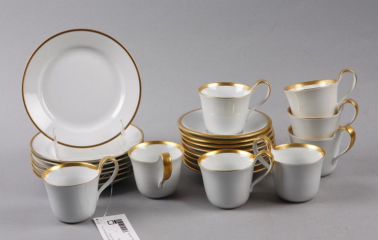KAFFESERVISDELAR, 15 st, porslin, Bing o Gröndahl.