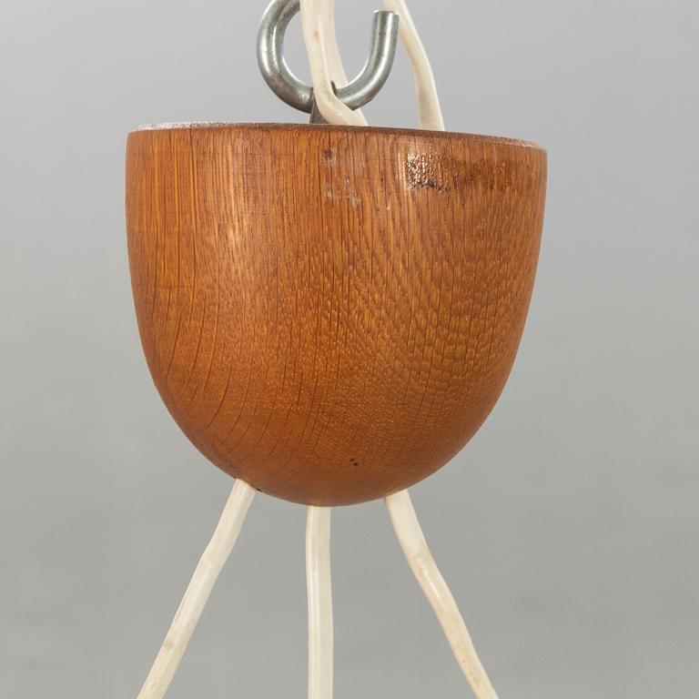 Uno & Östen Kristiansson, ceiling lamp, Luxury, Vittsjö, 50s-60s, "Bananen".