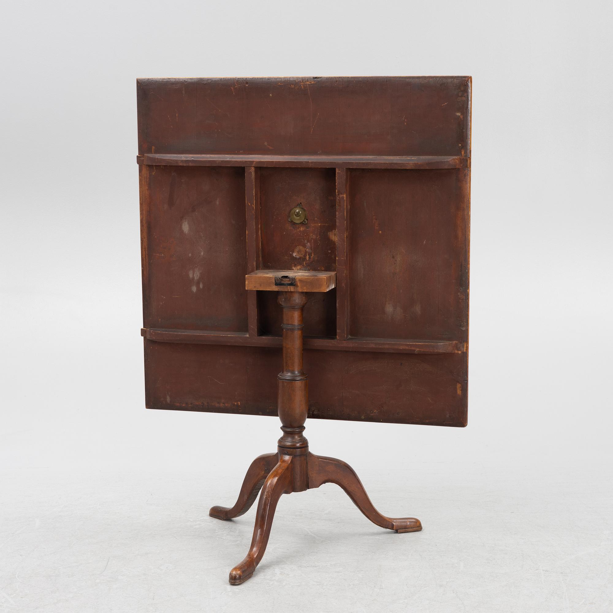 Fällbord, 1800-tal.