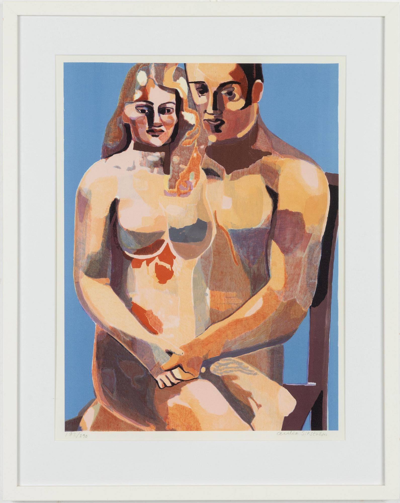 Cecilia Sikström,  "Mans och kvinnofigur".