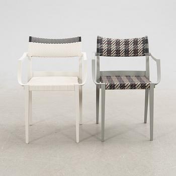 Philippe Starck, stolar, 8 st, "Play", Dedon, 2000-tal.