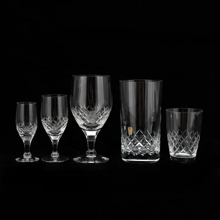 SERVISDELAR, 43 st, glas, Johansfors, 1900-talets mitt.