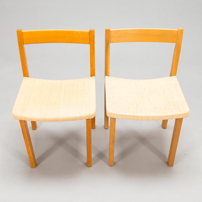 Olavi Hänninen, A set of 10 'Tuomas' dining chairs,  for Huonekalu Mikko Nupponen, Finland 1950s.