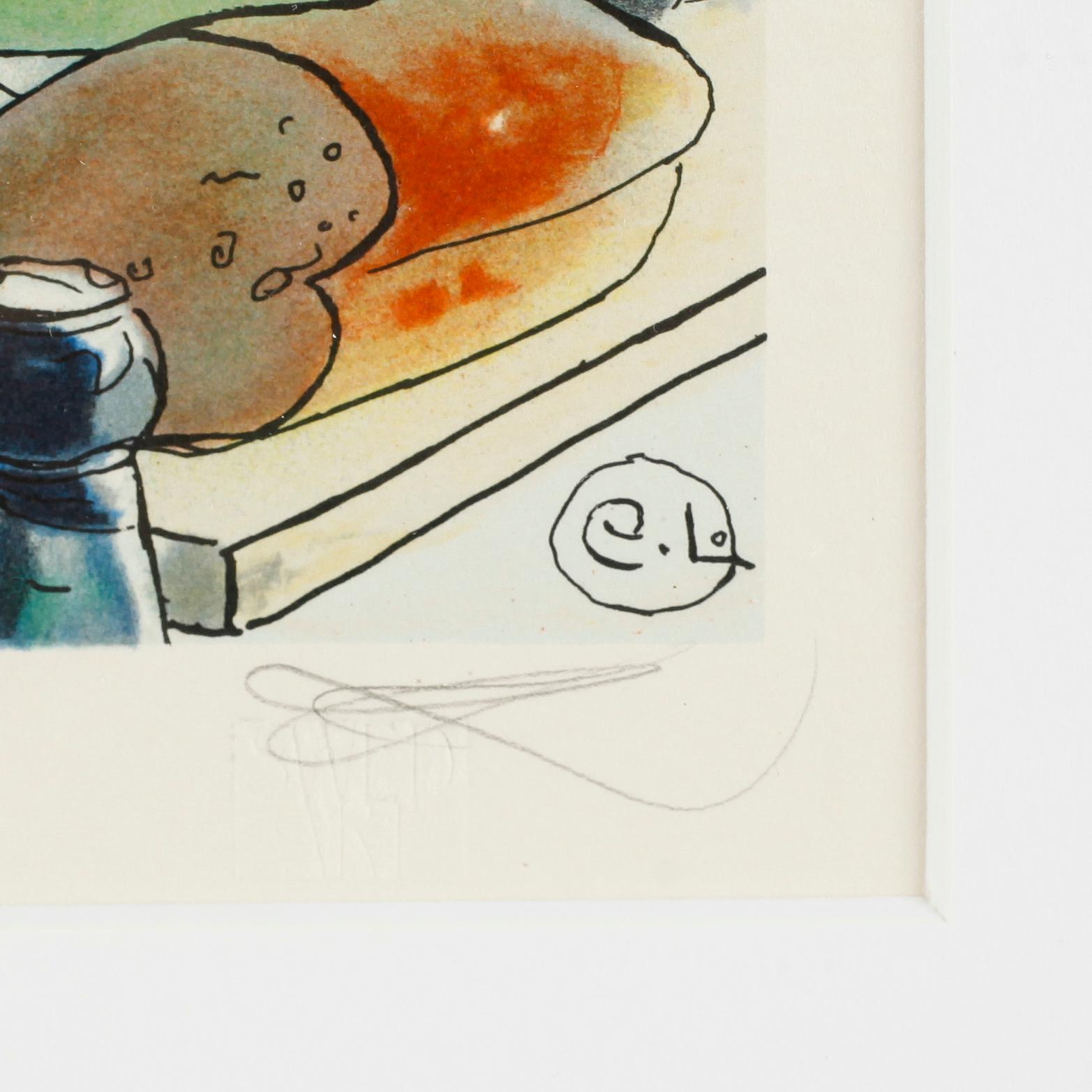 CARL LARSSON, efter, färglitografi, numrerad 245/790.