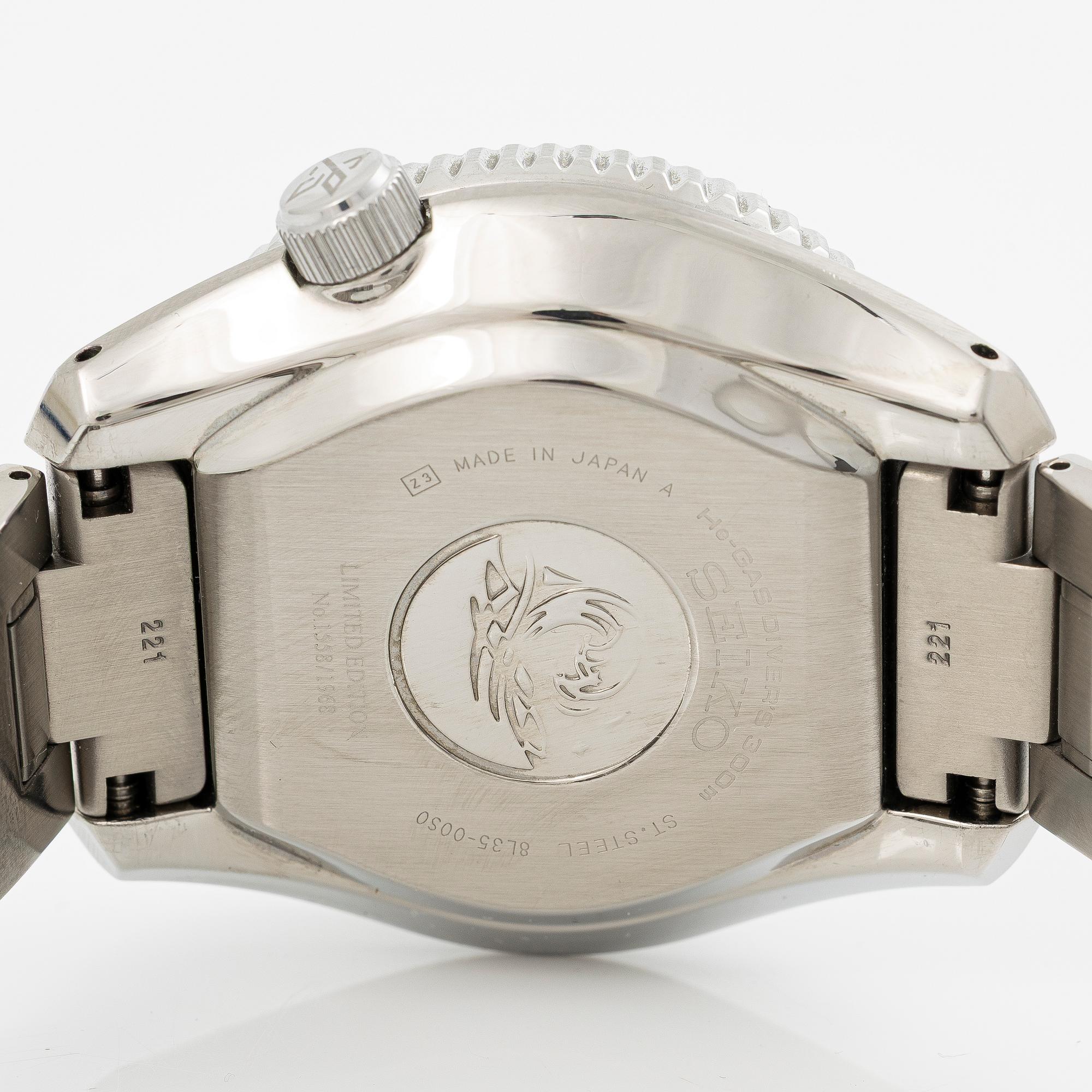 Seiko, Prospex (300 m), “Anniversary 1969”, wristwatch, 44,3 mm.