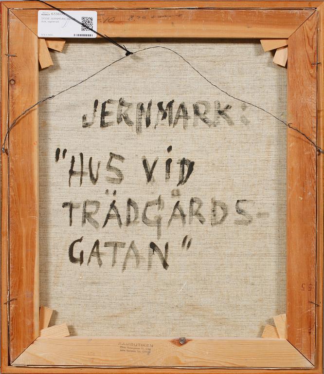 SIGGE JERNMARK, olja på duk, signerad.
