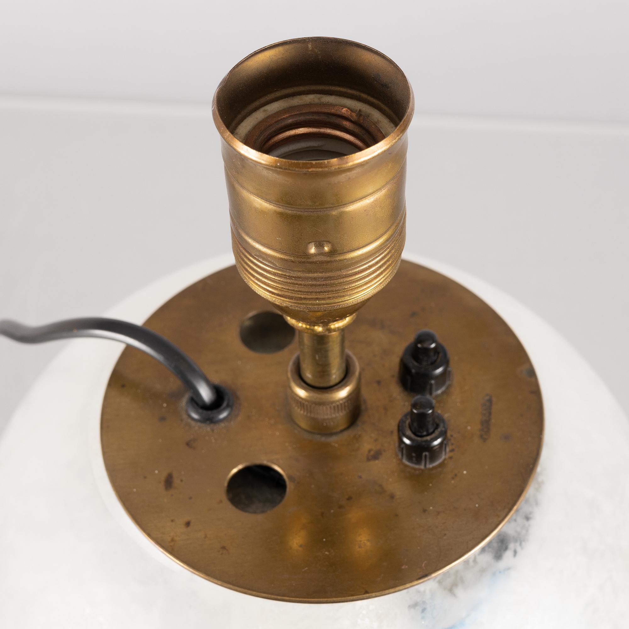 Gunnar & Ulla Eklöf, table lamp, Corona Belysningskultur, 1930s-40s.