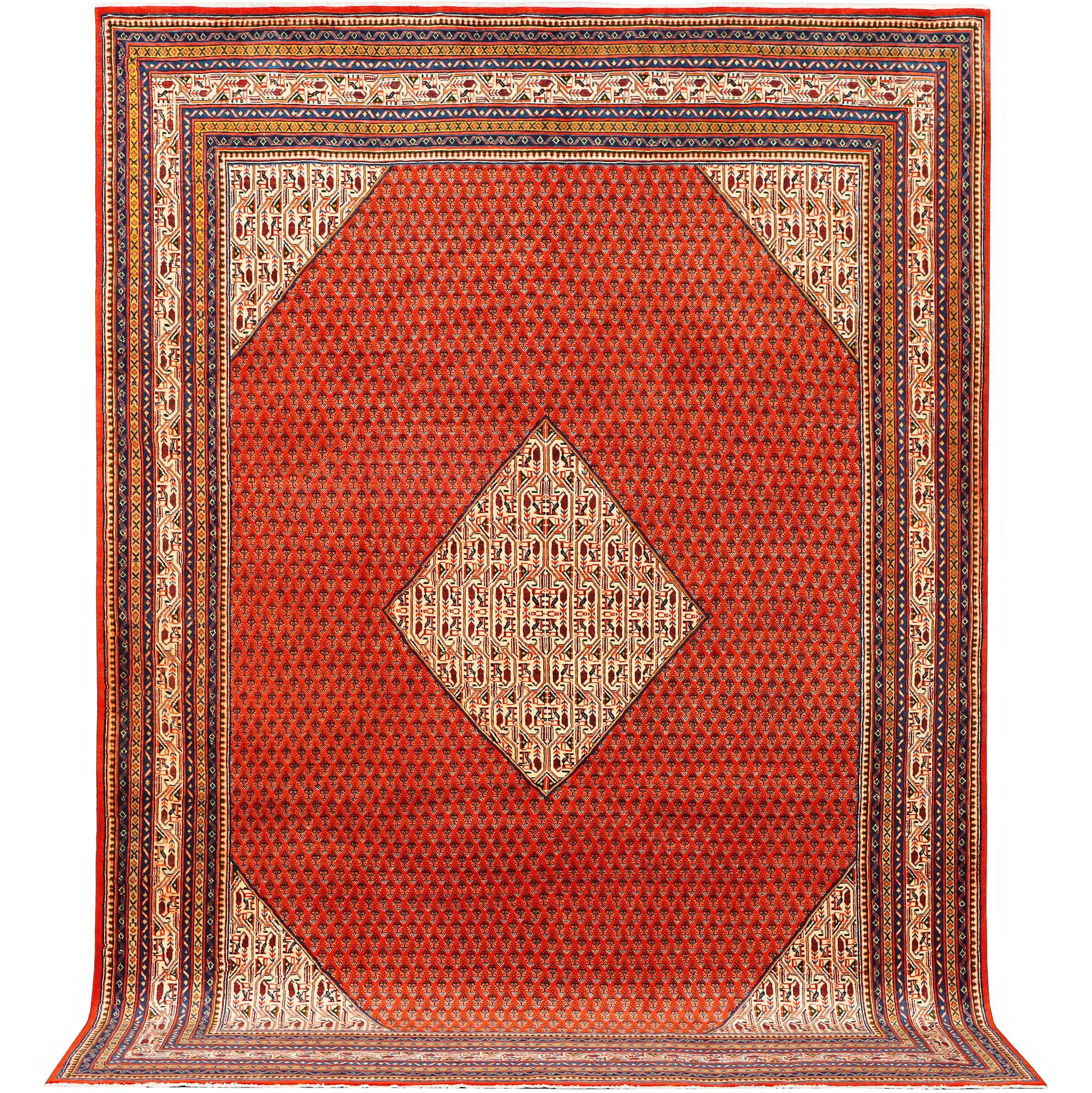 A Boteh Mir carpet, c. 346 x 242 cm.