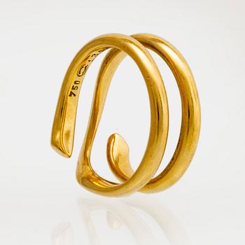 Georg Jensen ring 18K guld, nr 1314.