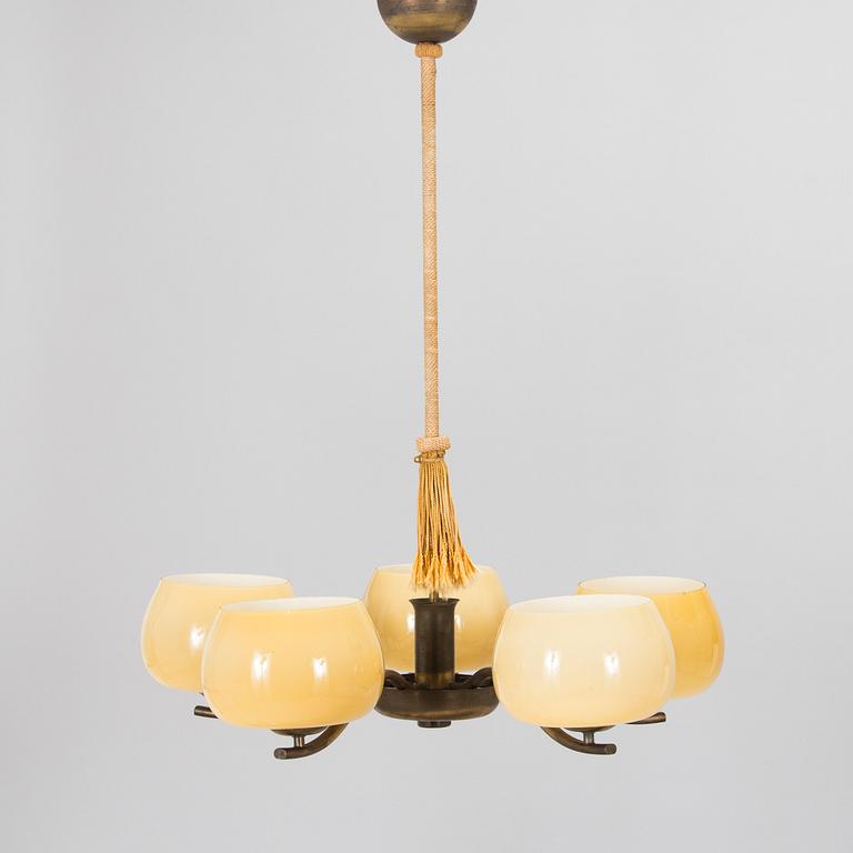 Paavo Tynell, A model 1444/5 ceiling lamp, Taito 1930s.