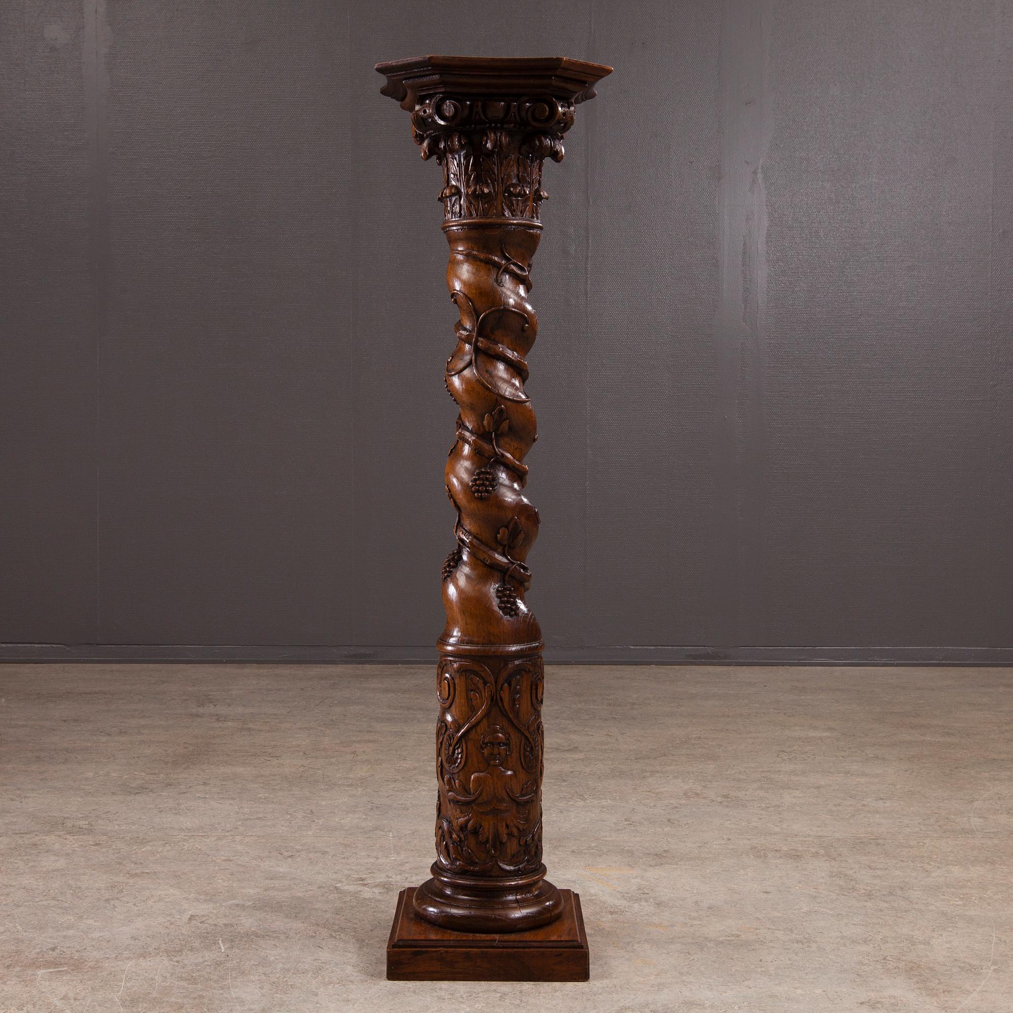 PIEDESTAL, barockstil, 1800-tal.
