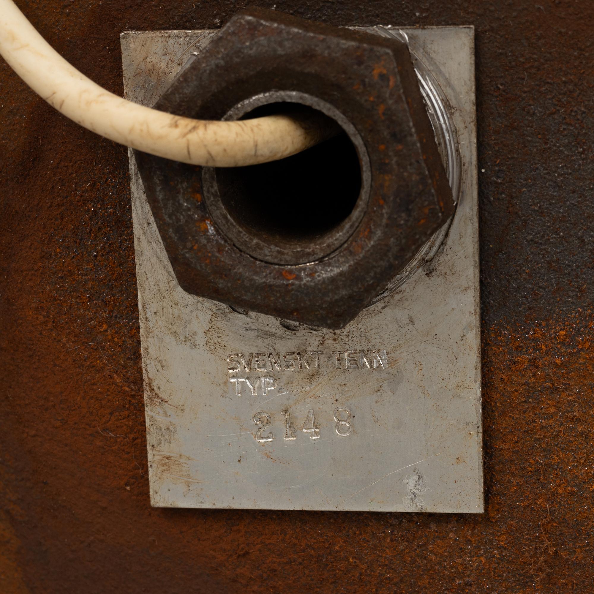 Josef Frank, a model 2148 floor lamp, Svenskt Tenn.