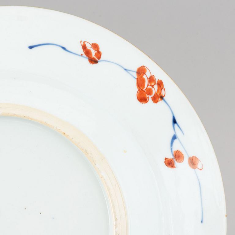 13 imari export porcelain plates Qing dynasty, Qianlong (1736-95).