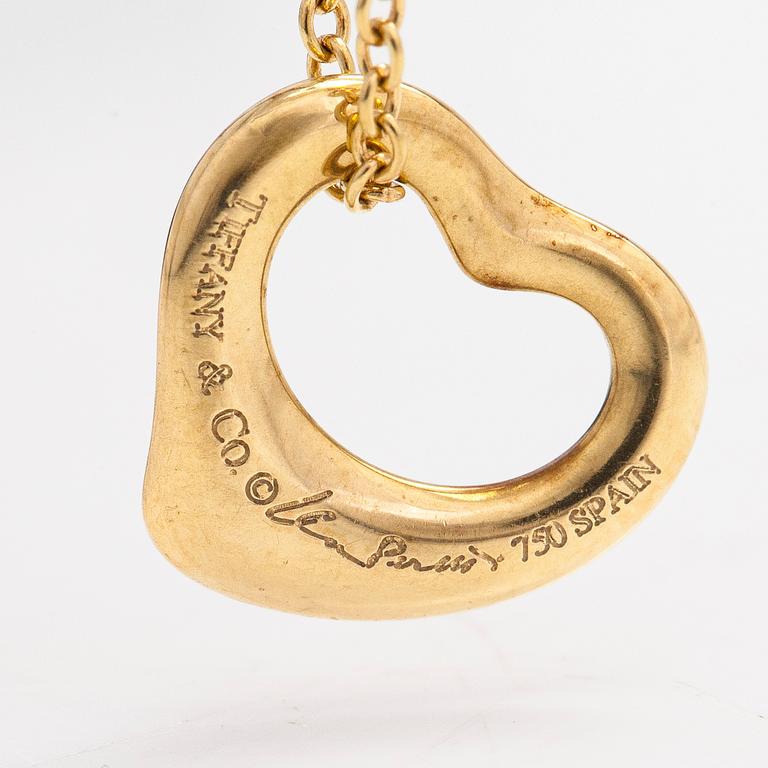 Tiffany & Co, Elsa Peretti, halsband, "Open Heart", 18K guld.