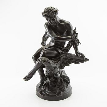 Okänd konstnär 1800/1900-tal, skulptur Jupiter med örn.