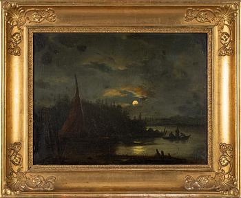 Joseph Magnus Stäck, tillskriven, olja på pannå.