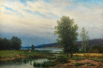 252. Theodor Billing, SUMMER LANDSCAPE.