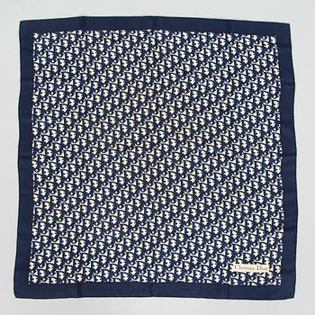 Christian Dior, two silk scarves.