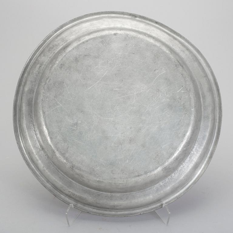 SKÅLFAT, tenn, Carl Gustav Malmborg, Stockholm, 1788.