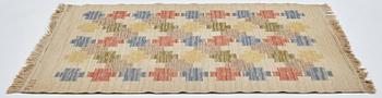 Swedish design, a carpet, knotted pile in relief, ca 178,5-179,5 x 137-140,5 cm, signed and dated at the back: SKLH 1944.