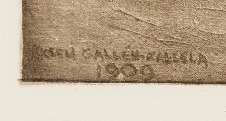 Akseli Gallen-Kallela, "Aallottaria".